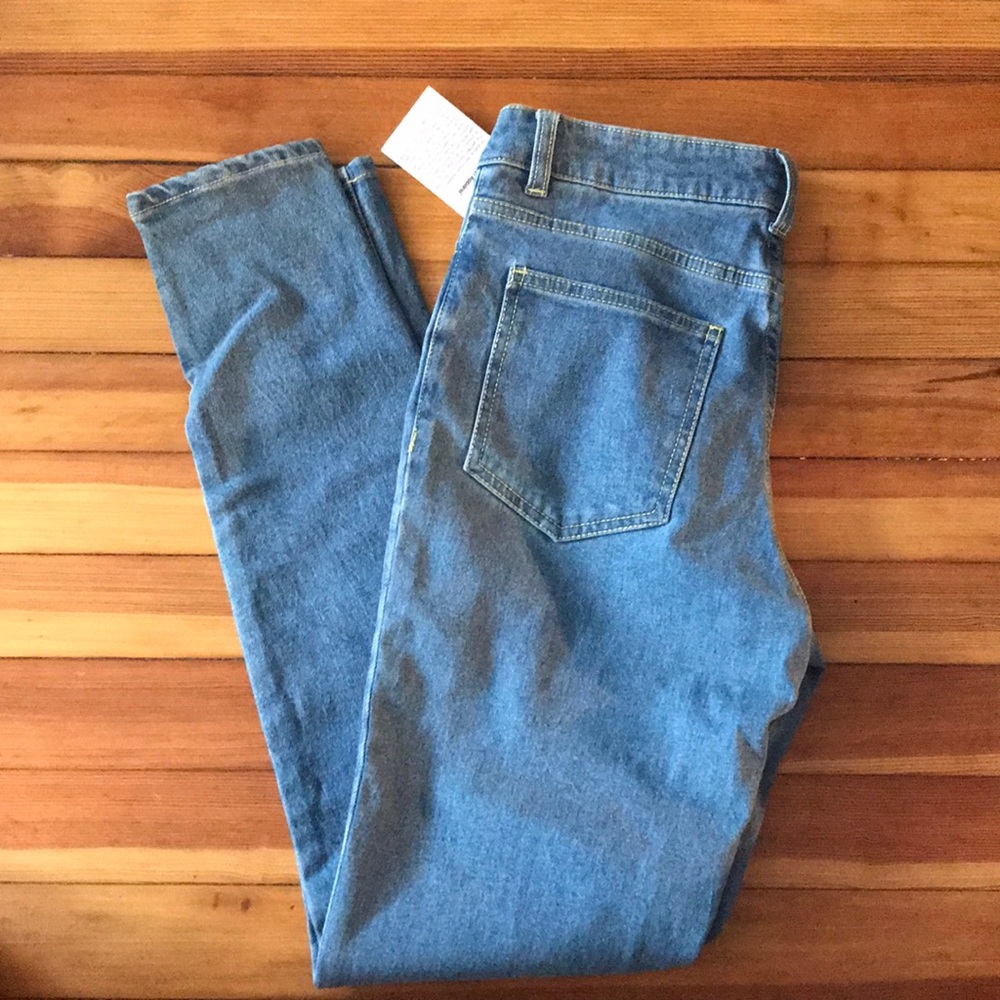 American Apparel Light Wash Pencil Jean NWT